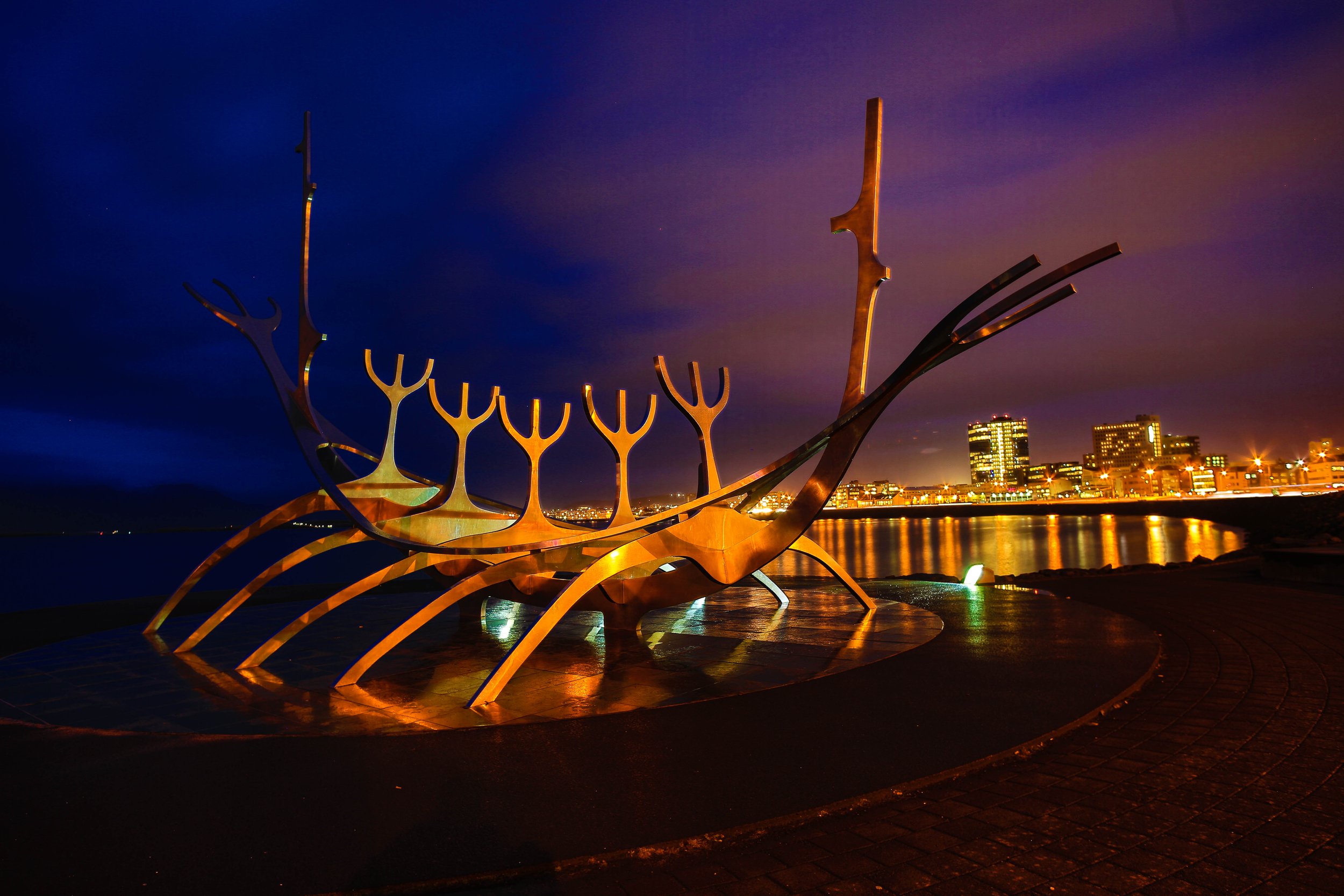 Urban street scene from a year of monthly city stops